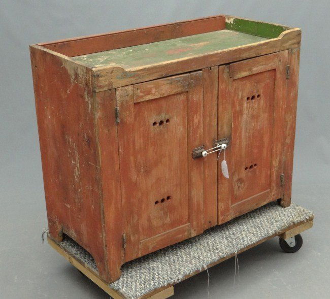 Drysink: 19th c. primitive drysink. 36" W 17" D 30" Ht,.