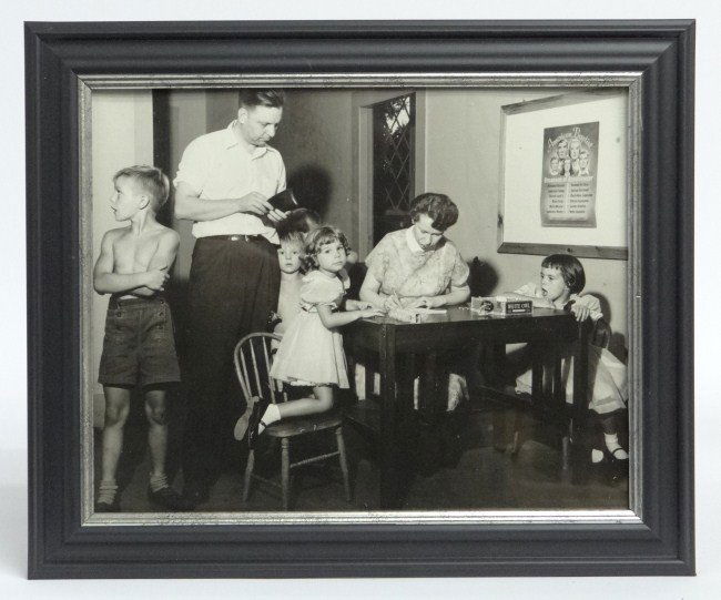 Al Macy Photograph: Vintage Al Macy photograph small town America C. 1950's, estate stamp verso. 8" x 10".