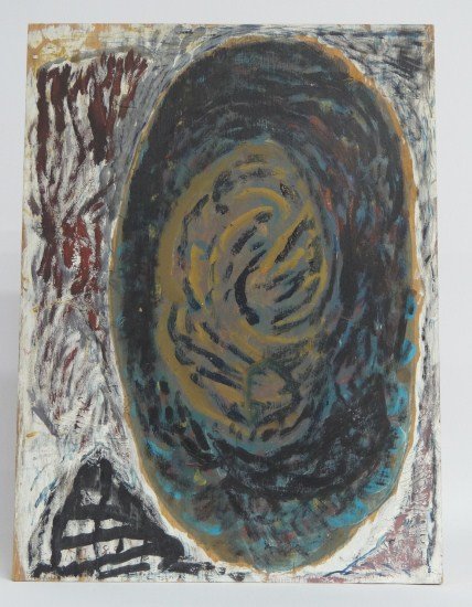 Artwork William Douglas McGee: Artwork by William Douglas McGee (N.Y. 1925-1999), titled "Origin" dated 1991. Sight 20" x 14 1/2".