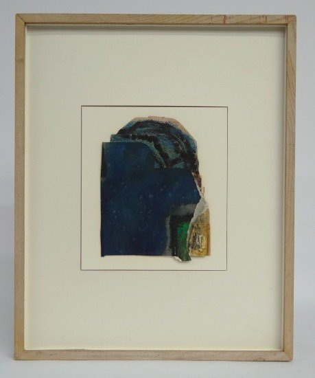 Artwork William Douglas McGee: Artwork by William Douglas McGee (N.Y. 1925-1999), titled "Stary Night" dated 1986. Sight 9" x 8".