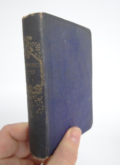 Book Of Poems: Dated 1864 book of poems by Elizabeth Barrett Browing.