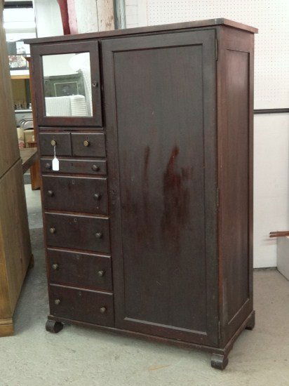 Chifferobe: 1920's Chifferobe. 45" W 22 1/2" D 69" Ht.