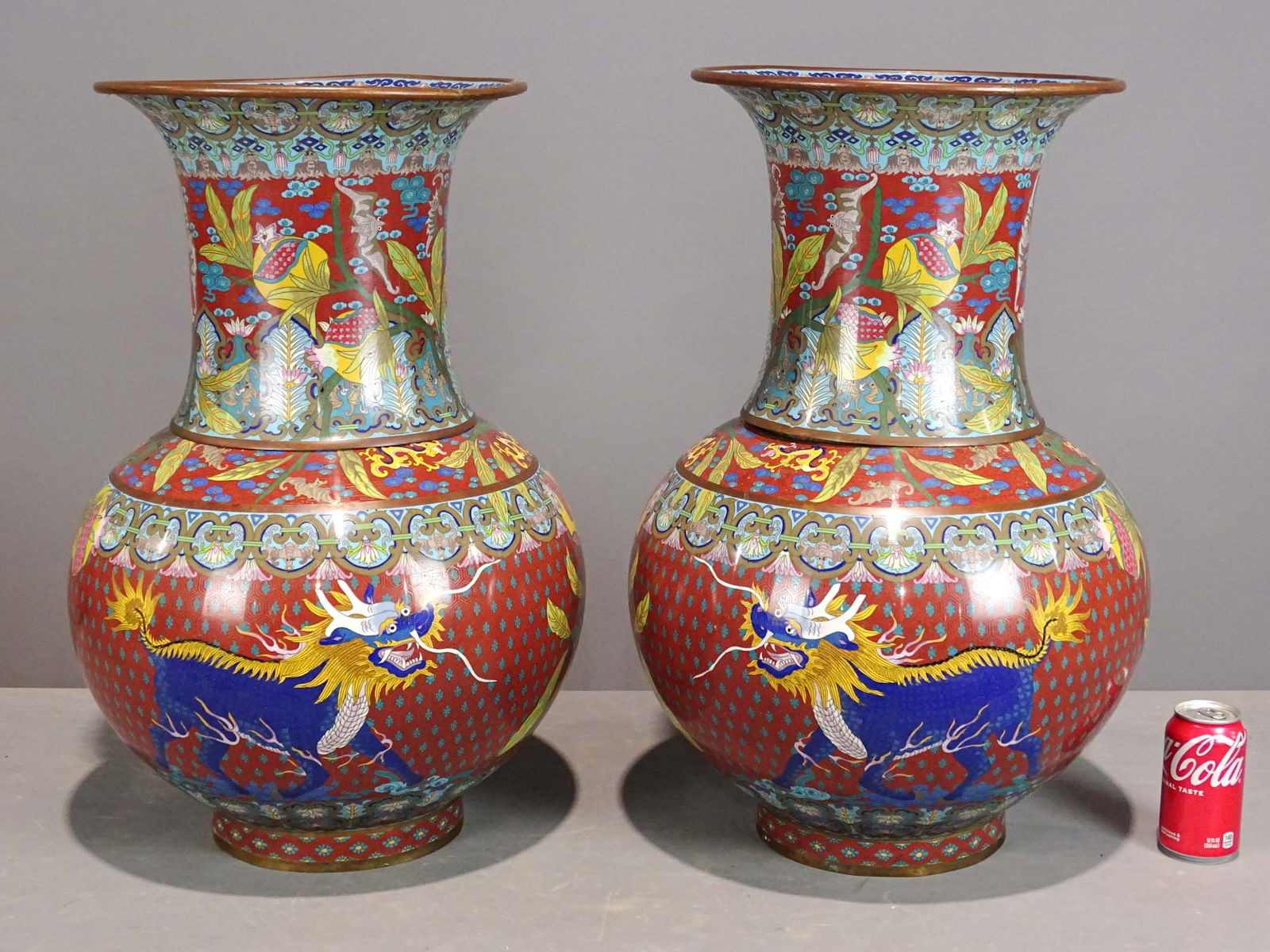 Pair Cloissone Vases (1 of 10)