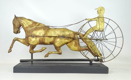 Horse and Sulky Weathervane