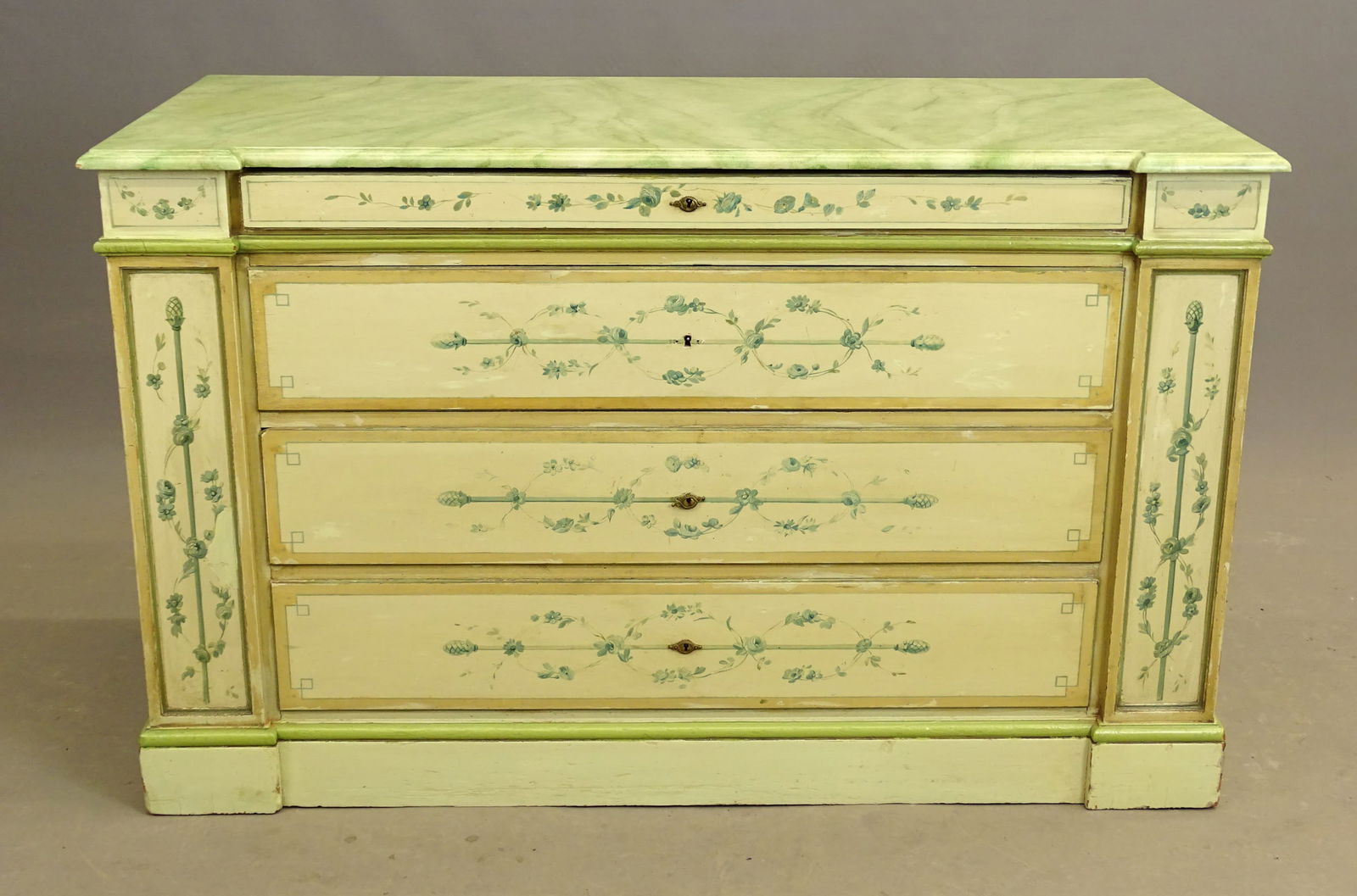 Painted Dresser and Headboard Lot (1 of 8)