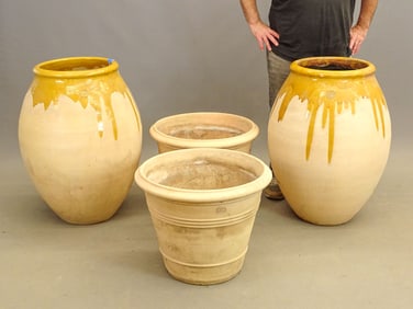 French Pottery Flower Pots
