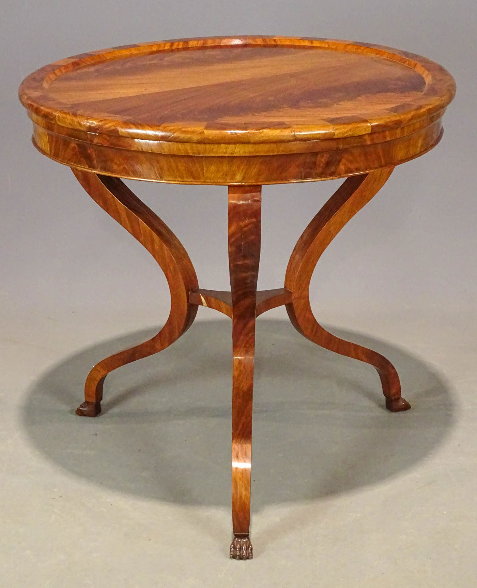 Mahogany Regency Center Table (1 of 9)