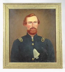 Painting: Portrait of a Civil War Soldier