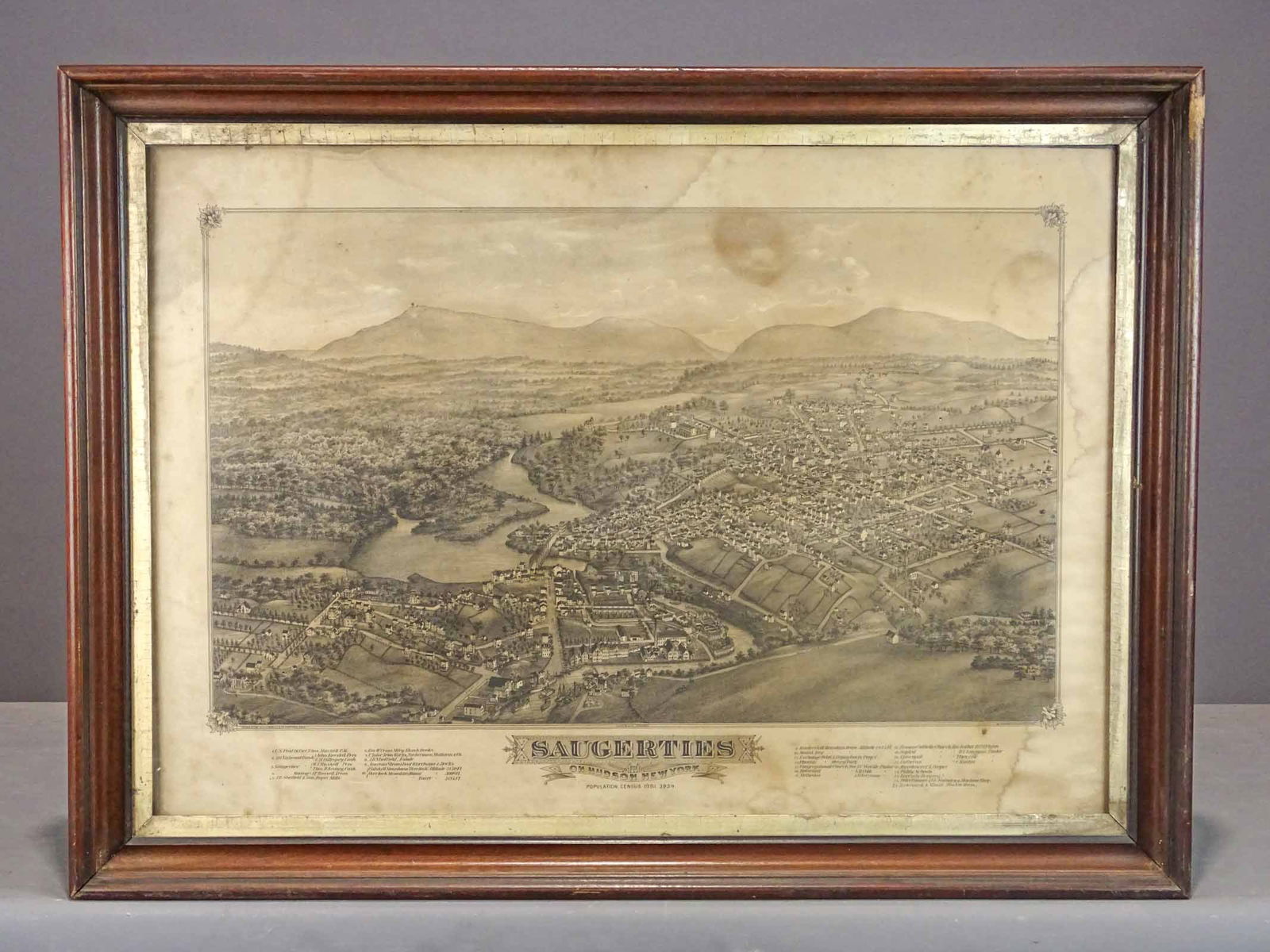 19th c. Print of Saugerties (1 of 9)