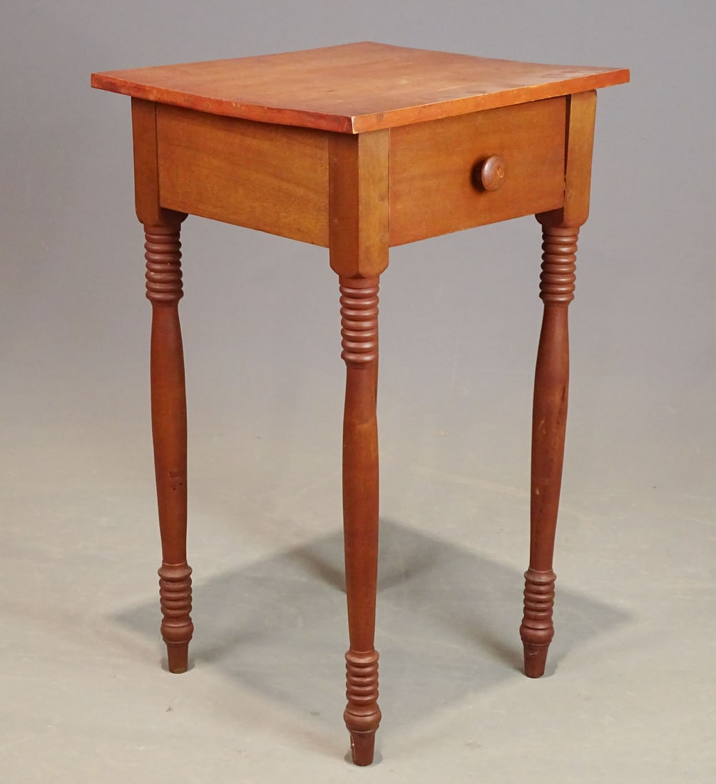 19th c. Single Drawer Stand (1 of 4)