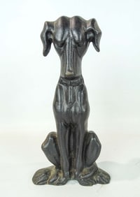 Cast Iron Dog Doorstop