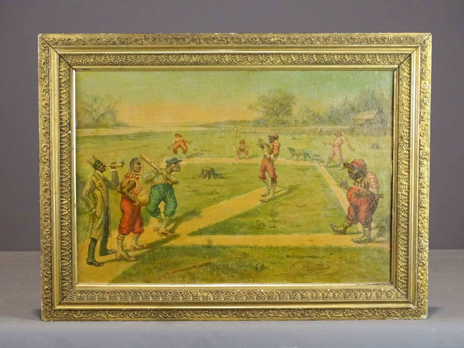 Painting: Baseball Subject (1 of 6)