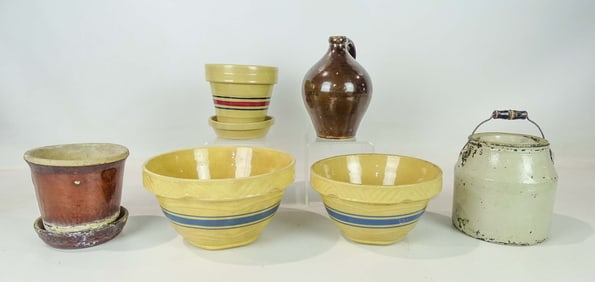 Stoneware & Yelloware Lot