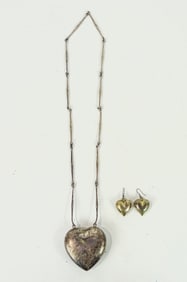 Georg Jensen Danish Necklace & Earrings