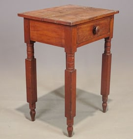 19th c. Single Drawer Stand