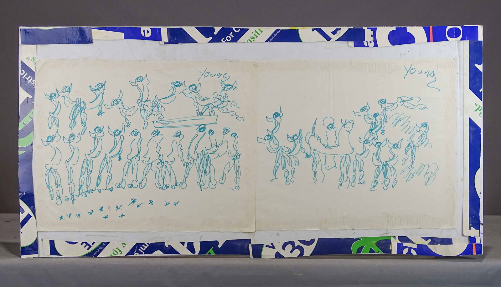 Attributed to Purvis Young (1943-2010) (1 of 9)