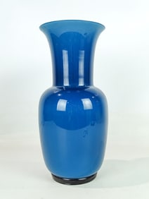 Venini Blue Glass Vase