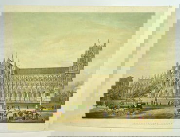 Westminster Abbey Antique View
