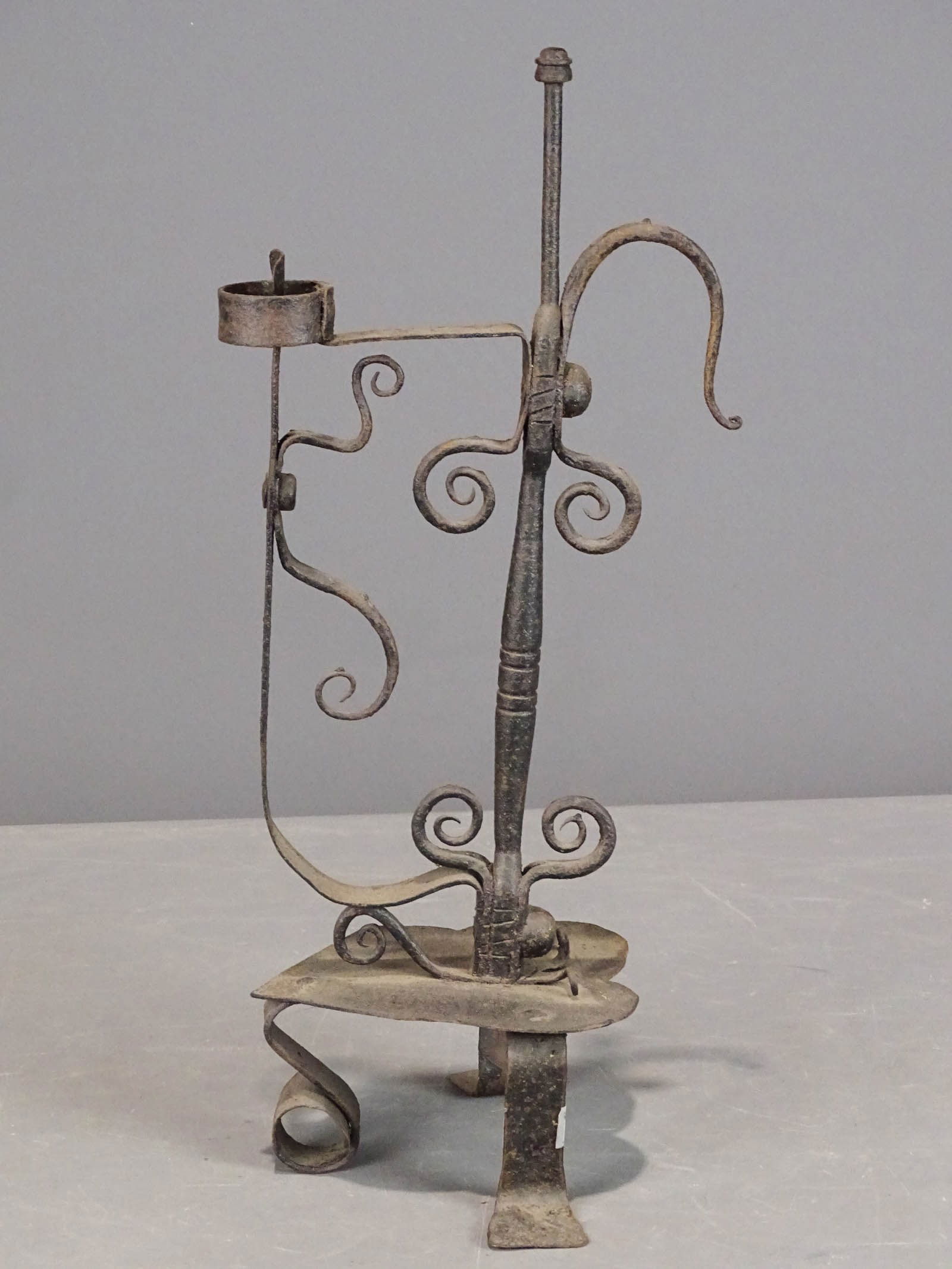 Ornate Iron Candleholders (1 of 5)