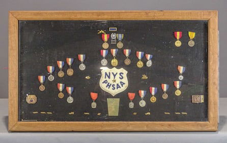 Wall Case with Medals