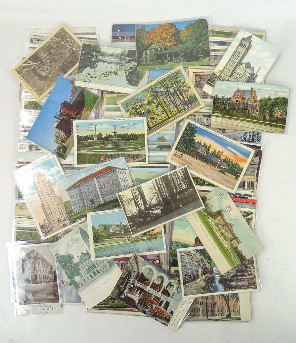 Postcards: Lot over 900 postcards. Mostly Upstate New York.