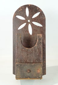 19th c. Hanging Wall Box