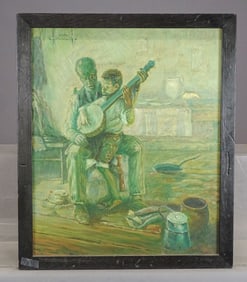 Painting: A. Kangast (20th Century)