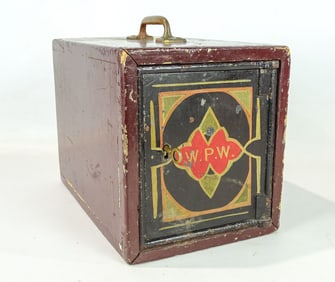 19th c. Cast Iron Safe