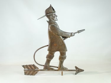 Fireman Weathervane