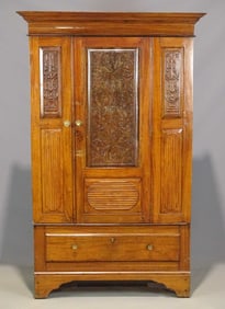 English Mahogany Armoire