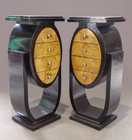 Pair Pedestal Stands