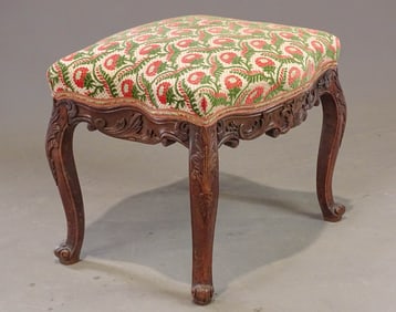 French Carved Stool