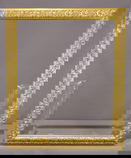 Frame: Decorative frame. Rabbet size 36" x 29", overall 42" x 35 1/2".