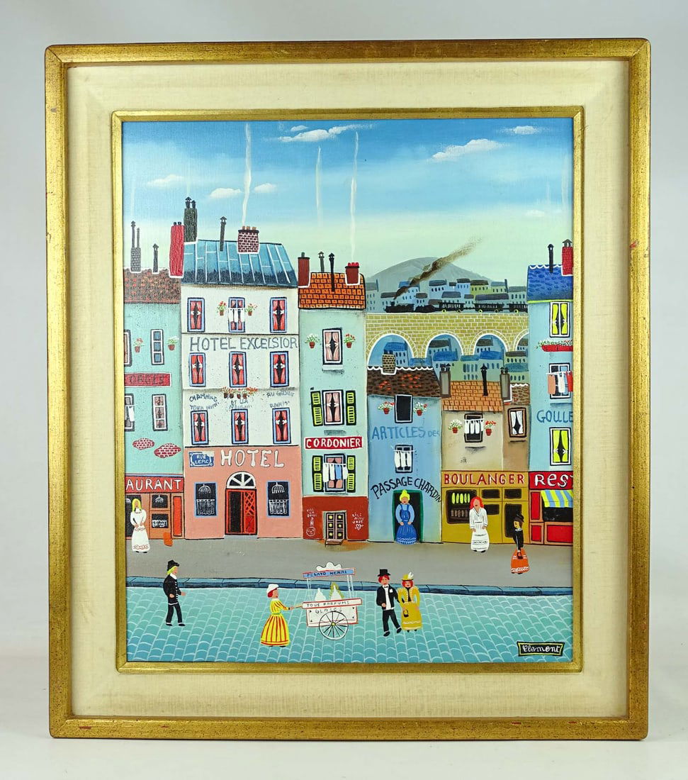 Painting: Paris School, Cityscape (1 of 9)