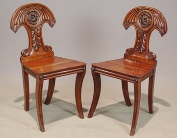 Pair Regency Chairs