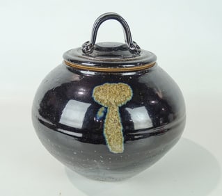 Studio Pottery Covered Pot