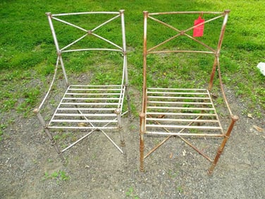 Pair of Metal Chairs