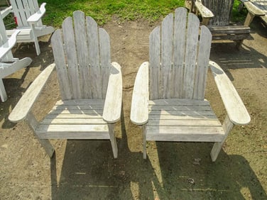 Pair of Adirondack Chairs