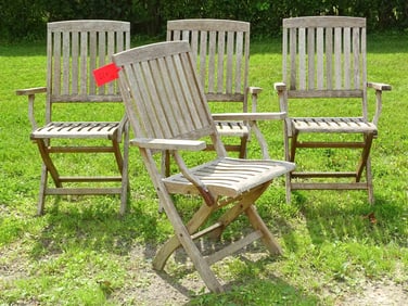 Set of Teak Chairs