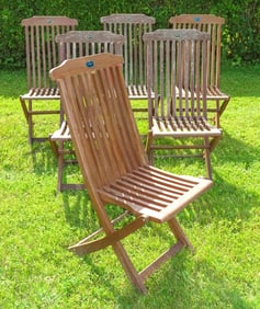 Teak Folding Chairs