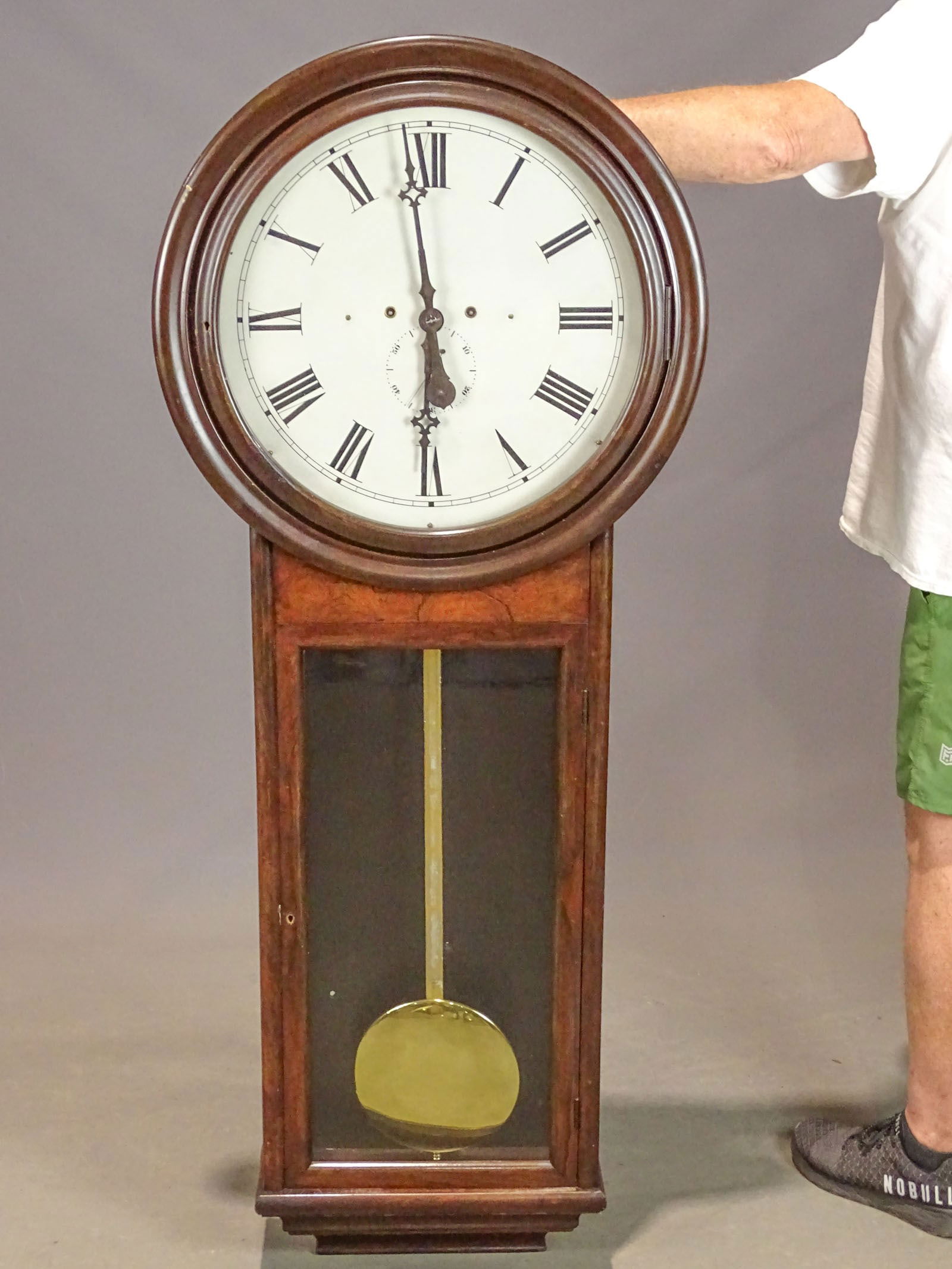19th c. Regulator Clock (1 of 5)