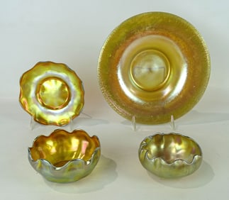 Tiffany Favrille Glass Lot