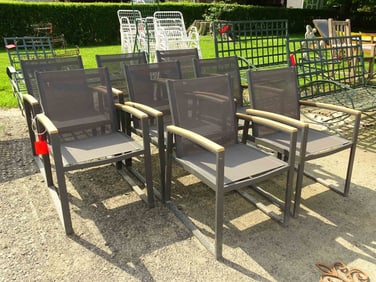 Set of Aluminum Chairs