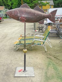 Copper Fish Weathervane