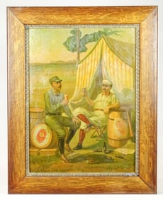 Painting: Baseball Players Drinking Ale