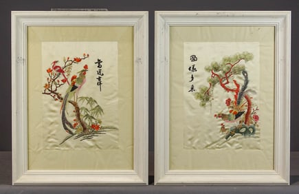 Pair Asian Needleworks