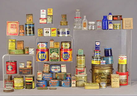 Advertising Tin & Misc.: Advertising tins & other collection, approx. 77 pcs.