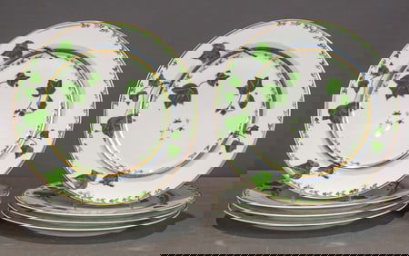 Set of French Raynaud's Verdures Plates