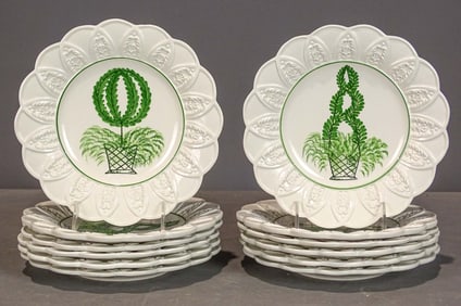 Set of (12) Italian Plates