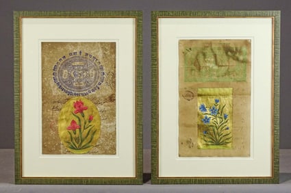 Pair Indian School Botanicals